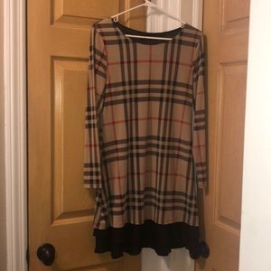 “Reborn” Plaid Dress
